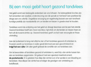 Tandvleesproblemen behandelen bij Tandartspraktijk van der Lee